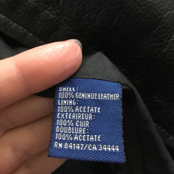 My Weekend Clothes black genuine leather jacket - Picture 10 of 15